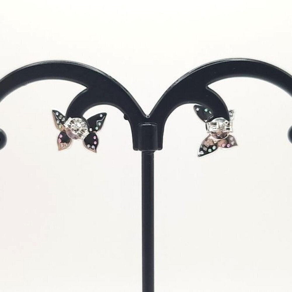 Multicolored Butterfly Stud Earrings (NWOT) - Picture 3 of 5